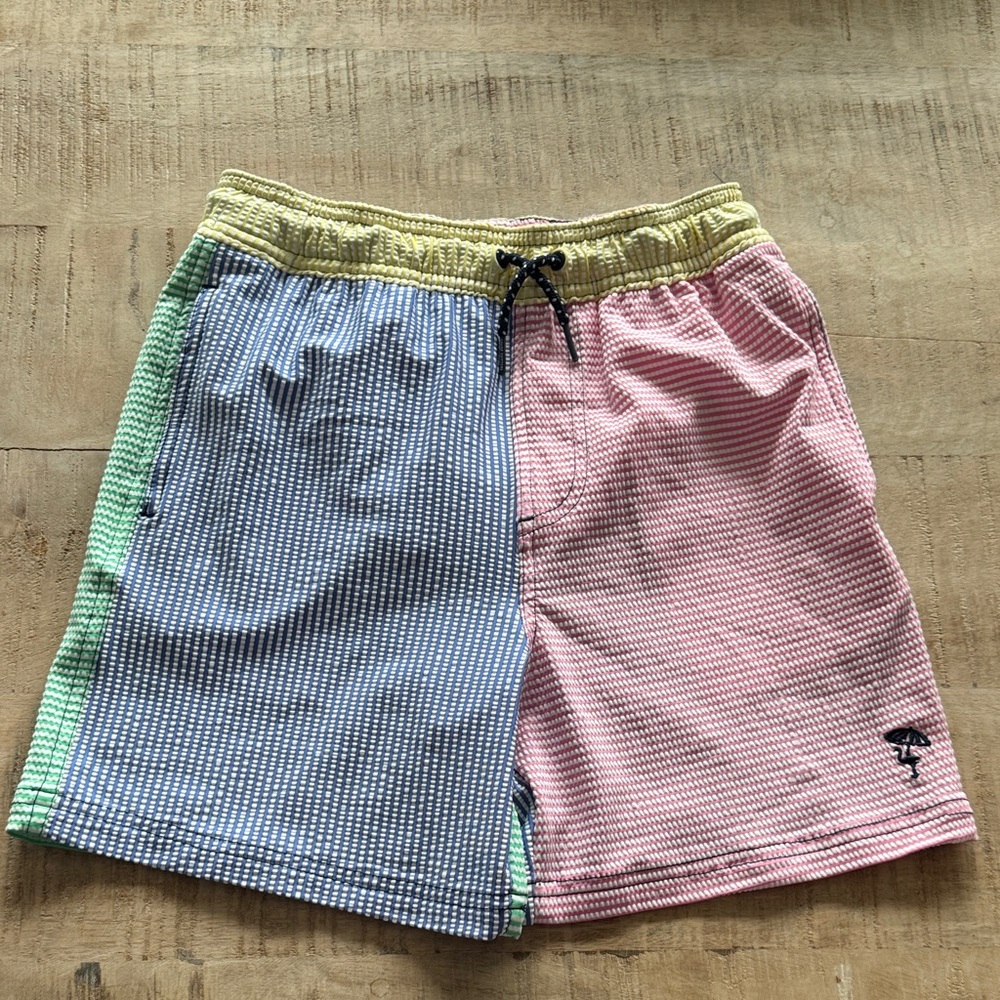 Shade critters swim trunks